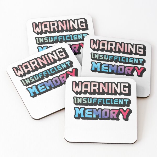 Item preview, warning Insufficient Memory  designed and sold by AngelArtss.