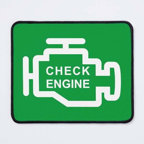 Item preview, CHECK ENGINE (#009933) designed and sold by Marlon Oseguera.