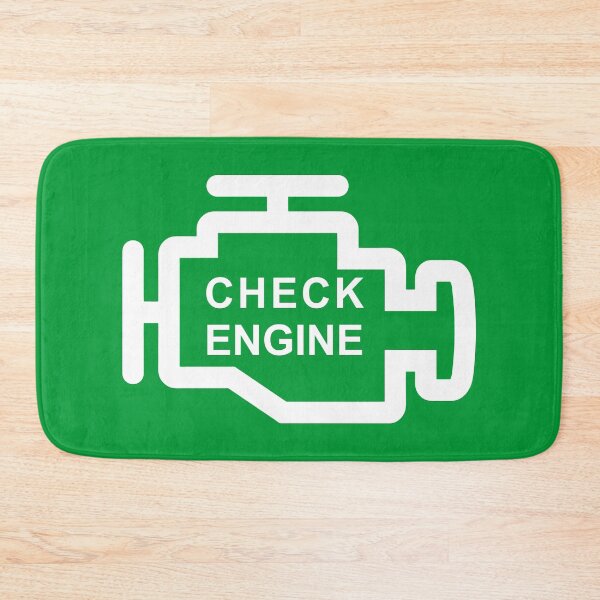 Item preview, CHECK ENGINE (#009933) designed and sold by Marlon Oseguera.