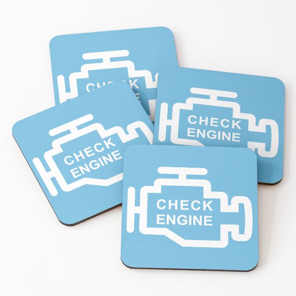 Item preview, CHECK ENGINE (#65B7DD) designed and sold by Marlon Oseguera.