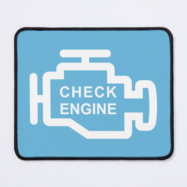Item preview, CHECK ENGINE (#65B7DD) designed and sold by Marlon Oseguera.