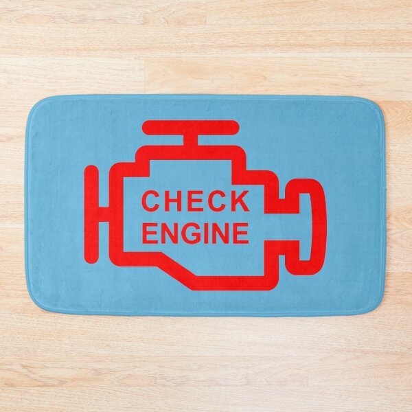 Item preview, CHECK ENGINE (#65B7DD) designed and sold by Marlon Oseguera.