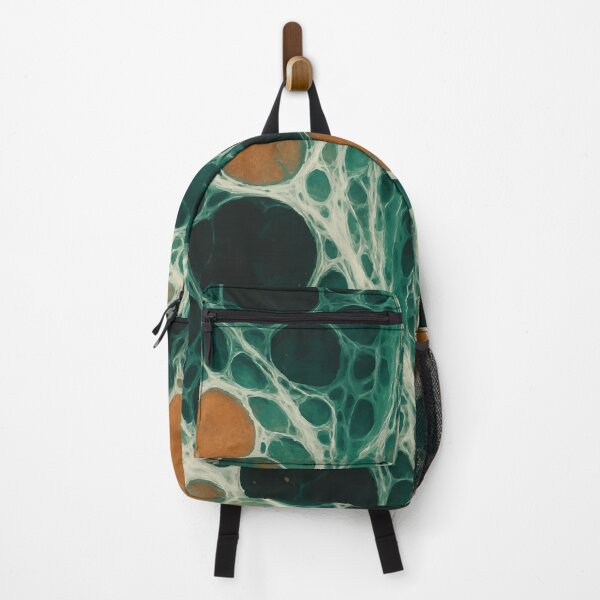 Item preview, Verdigris Flow: Copper Veins in Teal designed and sold by AbstractAnom.
