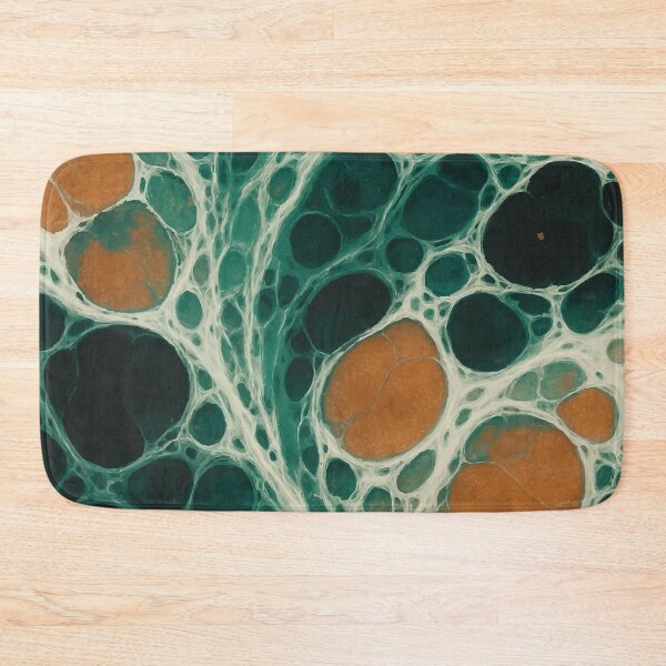 Item preview, Verdigris Flow: Copper Veins in Teal designed and sold by AbstractAnom.