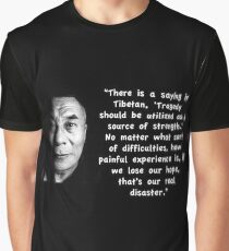 Dalai Lama Strength & Hope Quote Graphic T-Shirt