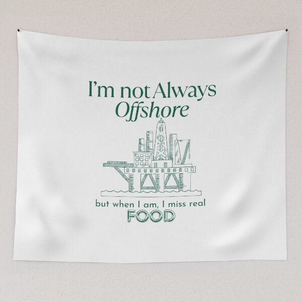 Item preview, I'm not always offshore but when I am, I miss real food designed and sold by Peerless-Prime.