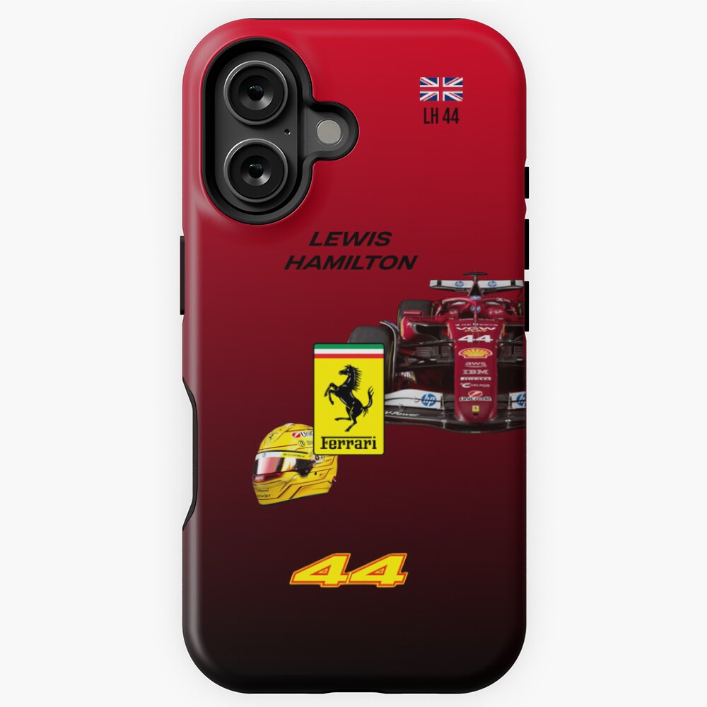 Ferrari , Lewis Hamilton Nr.44 Case iPhone Case
