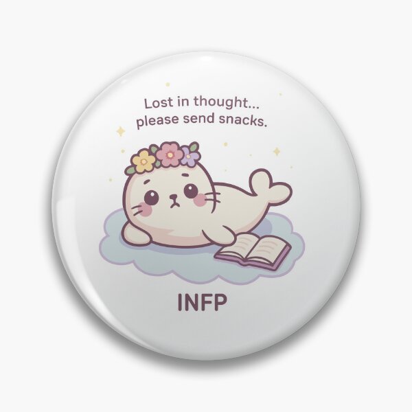Item preview, INFP Kawaii | Magical Dreamer Seal MBTI Cute designed and sold by SealSquad.