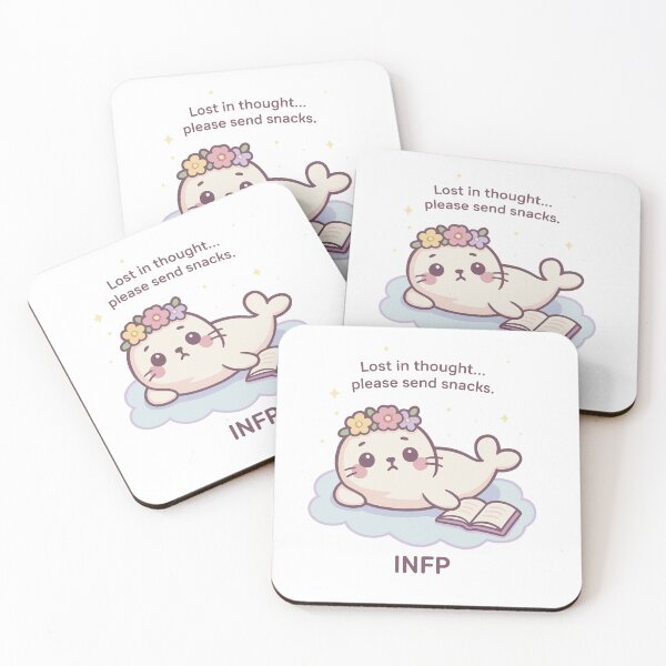 Item preview, INFP Kawaii | Magical Dreamer Seal MBTI Cute designed and sold by SealSquad.