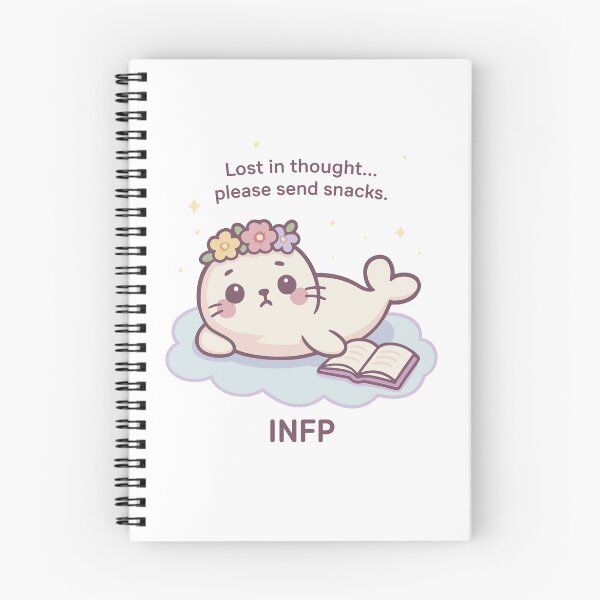 Item preview, INFP Kawaii | Magical Dreamer Seal MBTI Cute designed and sold by SealSquad.