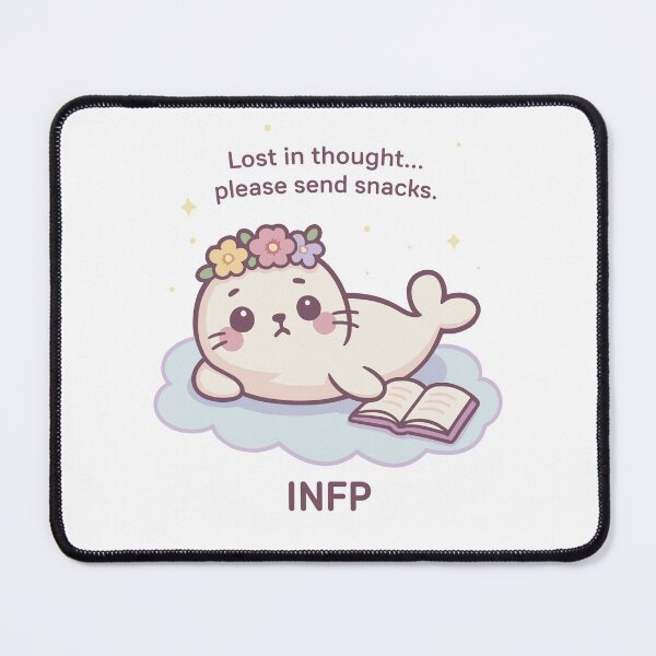 Item preview, INFP Kawaii | Magical Dreamer Seal MBTI Cute designed and sold by SealSquad.