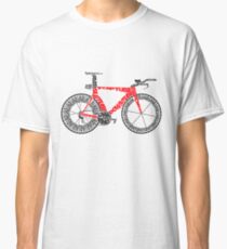 Anatomy of a Time Trial Bike Classic T-Shirt