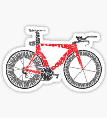 Anatomy of a Time Trial Bike Sticker