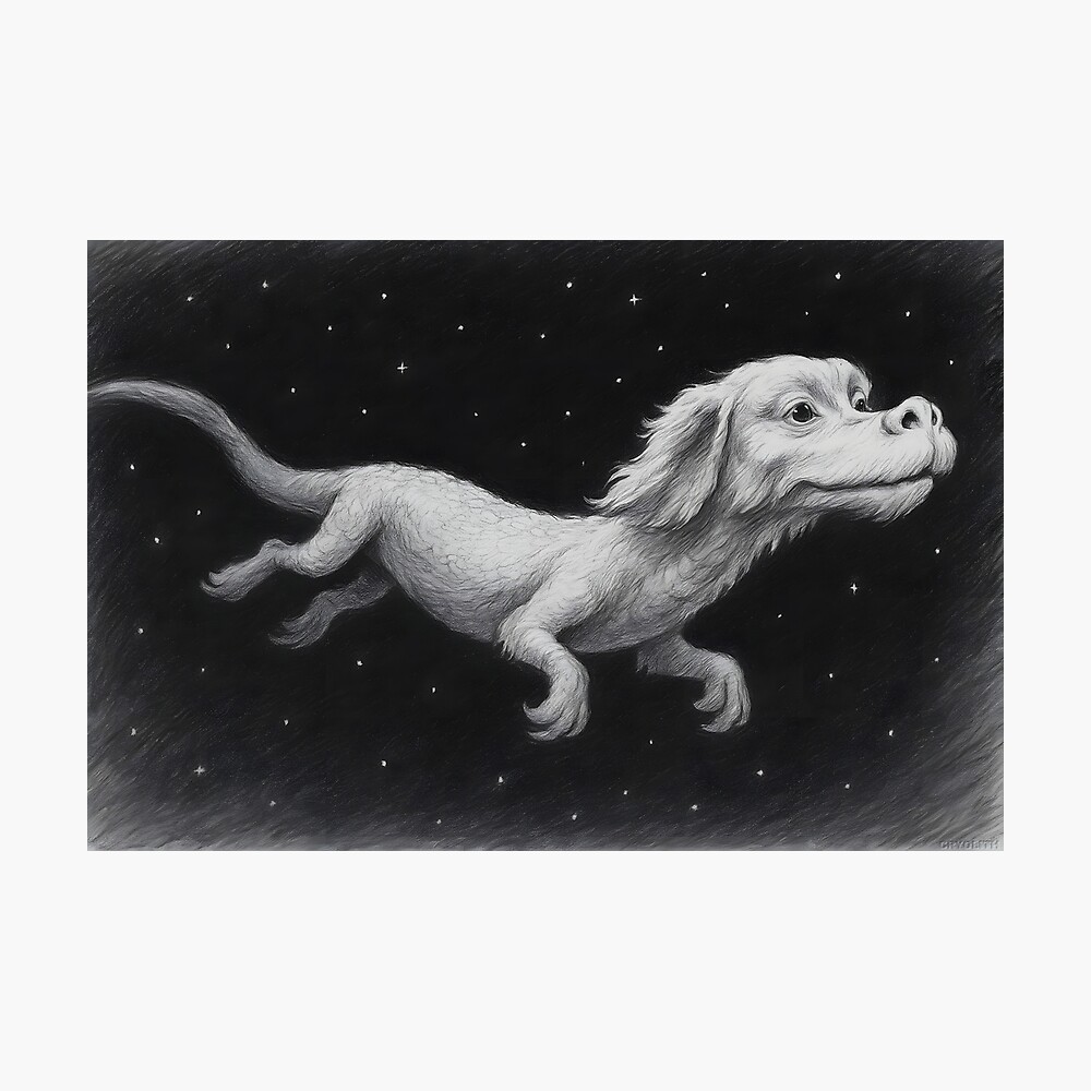 Falkor a Luck Dragon Premium  Poster