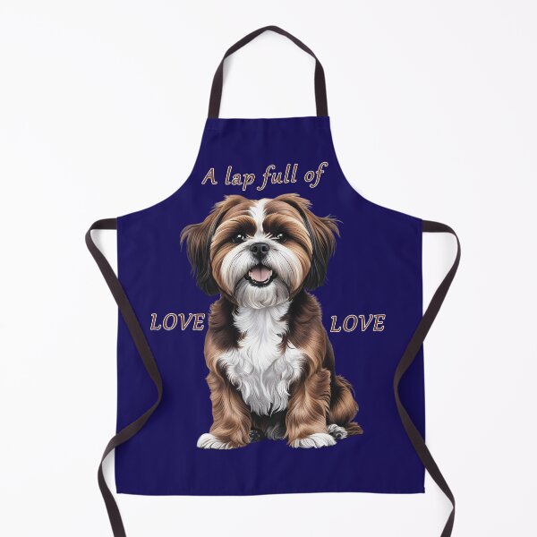 Item preview, Brown Shih Tzu: A lap full of love designed and sold by Pawtraitvibes.
