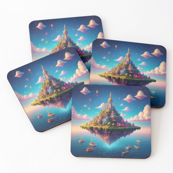 Item preview, A fantastic castle on the mountaintop above the sea designed and sold by Design your dreams.