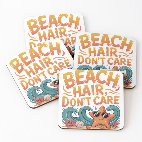 Item preview, BEACH HAIR DON'T CARE  designed and sold by TRTrendyHouse.
