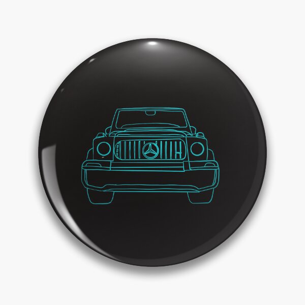 Item preview, Neon Mercedes G63 AMG – Retro Line Art Car Sketch designed and sold by drdoodle92 Art.