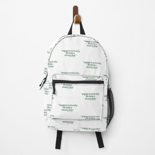 Item preview, *Aggressively drinks matcha*, v5b, sage\olive green | by @lilsboobthangs designed and sold by lilsboobthangs.