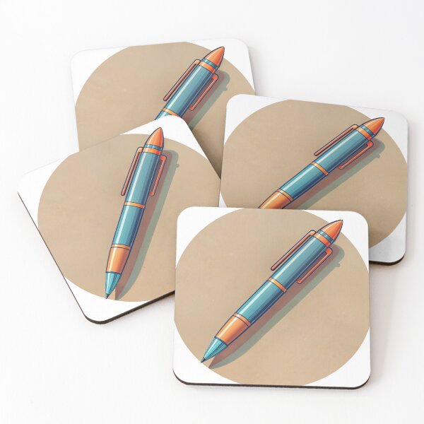 Item preview, Stylized Retro Pen Illustration – Bold Stationery Art with Modern Flair designed and sold by ForeverPrintsOK.