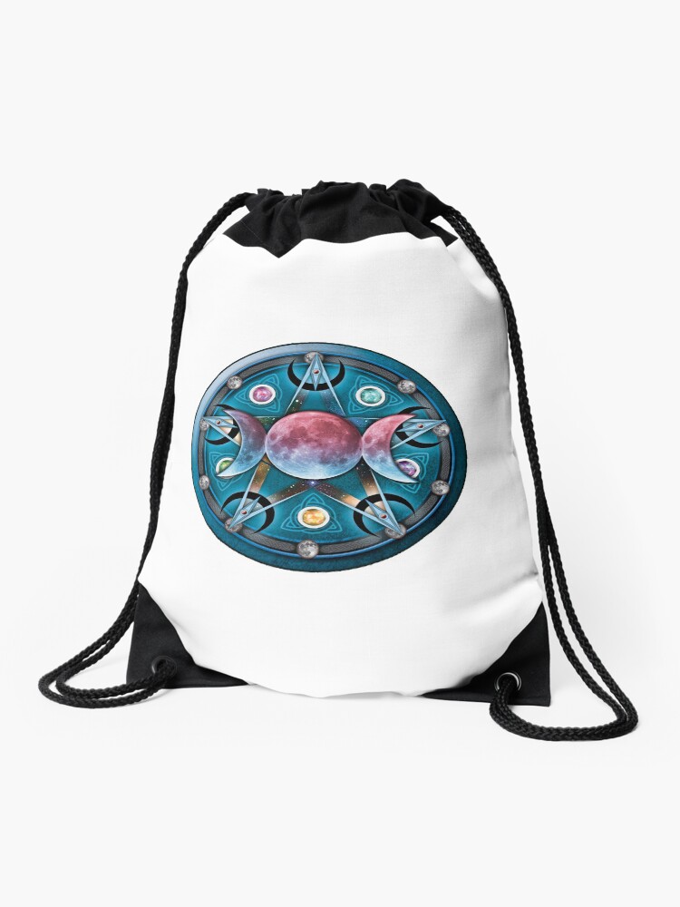 Thumbnail 1 of 3, Drawstring Bag, Triple Goddess designed and sold by hjalte81.