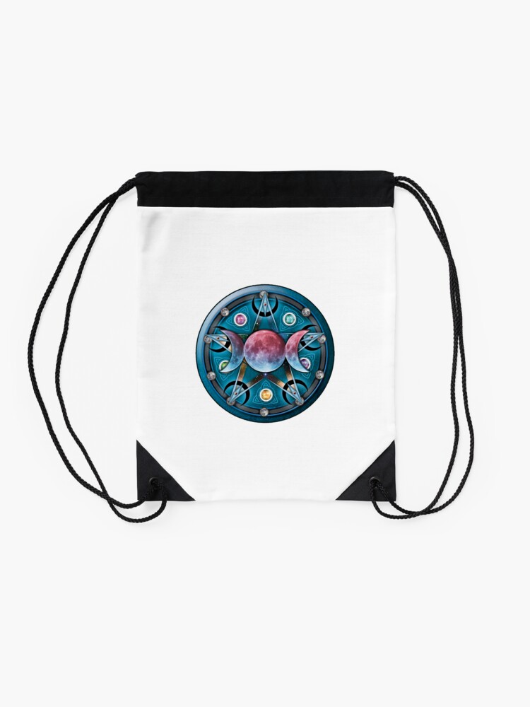 Thumbnail 2 of 3, Drawstring Bag, Triple Goddess designed and sold by hjalte81.