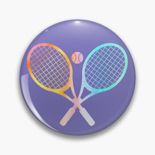 Item preview, Tennis Racket Watercolor Colorful designed and sold by Wordsmith-Wear.