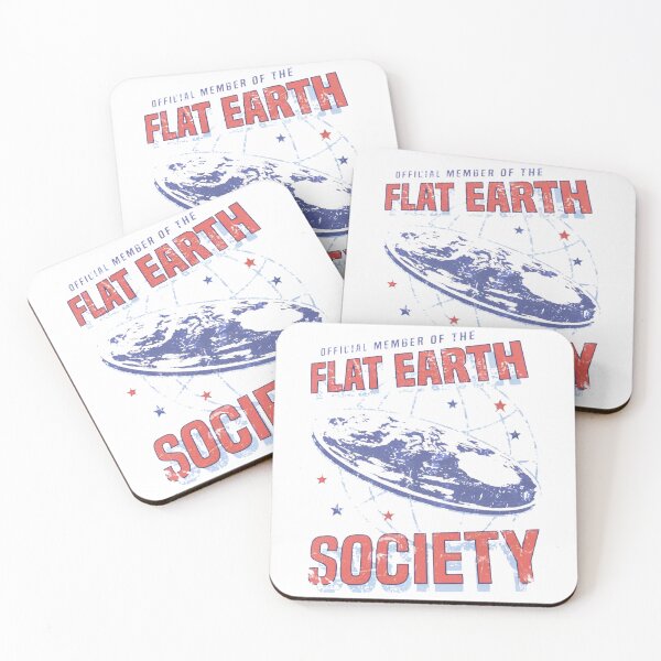 Item preview, Flat Earth Society Funny Satire Design designed and sold by DankThreads.