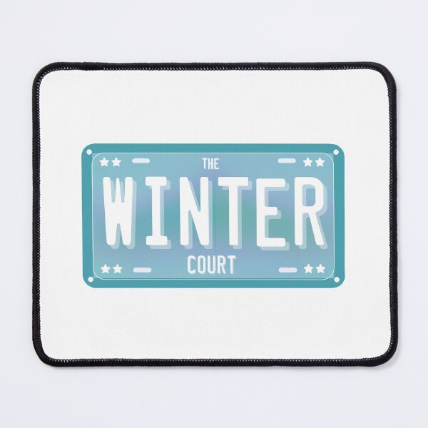 Item preview, ACOTAR The Winter Court License Plate designed and sold by baranskini.