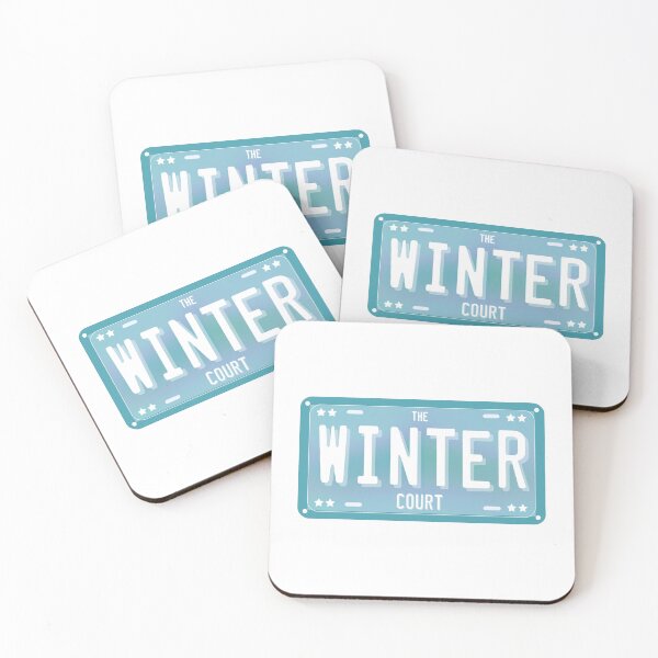 Item preview, ACOTAR The Winter Court License Plate  designed and sold by baranskini.