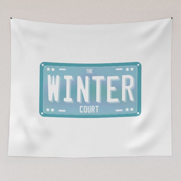 Item preview, ACOTAR The Winter Court License Plate  designed and sold by baranskini.