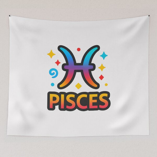 Item preview, Pisces Zodiac Sign – Dreamy & Compassionate Star Sign Design 2 designed and sold by sifo2024.