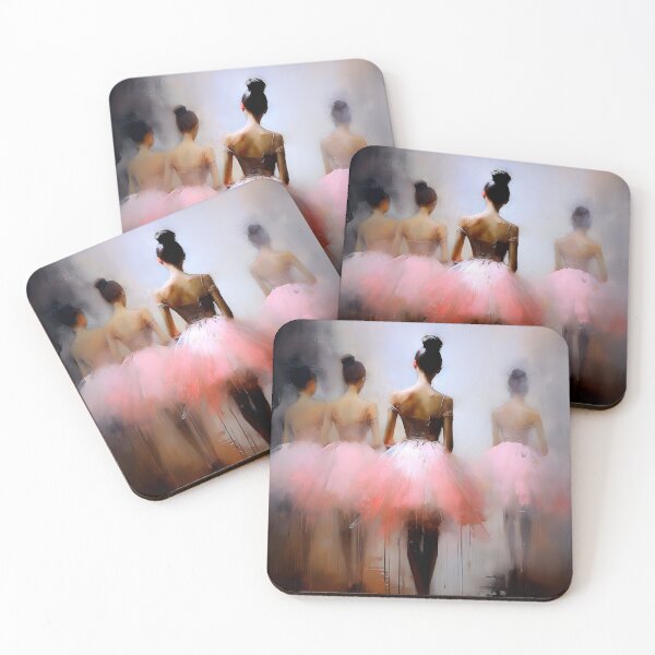 Aperçu de l'œuvre Ballerine rose créée et vendue par ArtbyJustis.