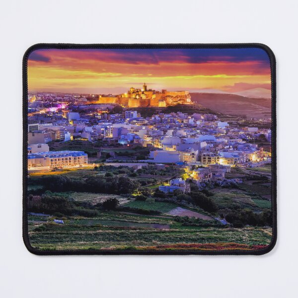 Item preview, Gozo Victoria Citadel at sunset - Malta landscape designed and sold by TheArtistOf2022.