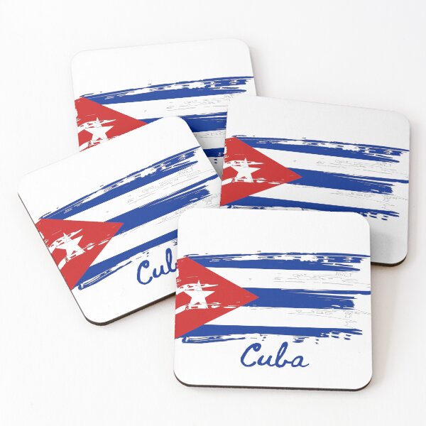 Item preview, Brush Stroke Cuba Flag designed and sold by ssmg80.