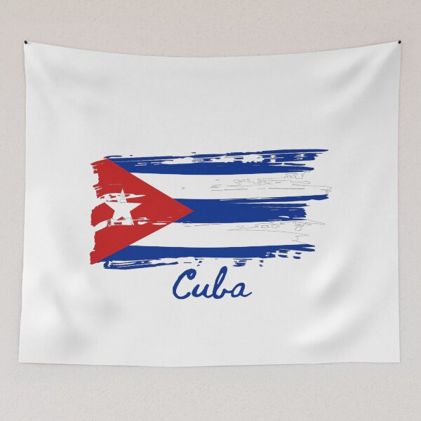 Item preview, Brush Stroke Cuba Flag designed and sold by ssmg80.