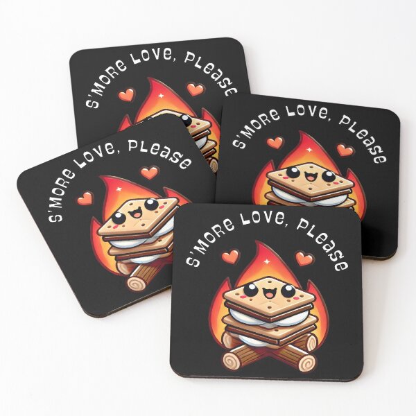 Item preview, S’more Love, Please – Cute Kawaii Campfire S’mores love Design designed and sold by Dantin.