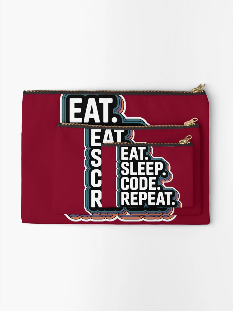 Thumbnail 2 of 4, Zipper Pouch, Daily Dev Routine designed and sold by MemeCrafted.