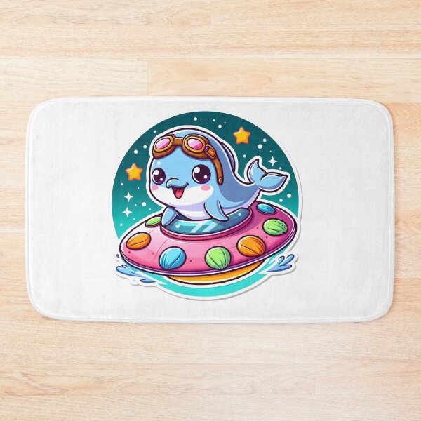 Item preview, UFO Kawaii Dolphin designed and sold by ArtistEmbrace.