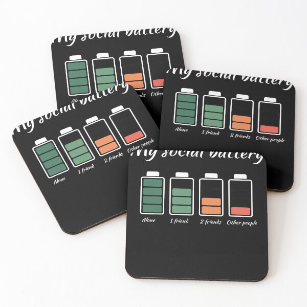 Item preview, My social battery knows designed and sold by LiskoDesign.