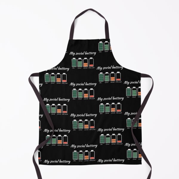 Item preview, My social battery knows designed and sold by LiskoDesign.