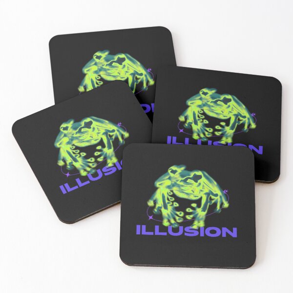 Item preview, Illusion Frog – Optical Psychedelic Art designed and sold by salvaverde.