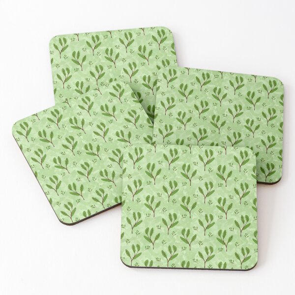 Item preview, Abstract Green Plant Pattern designed and sold by MariiaKvych.