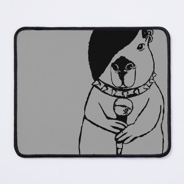Item preview, Emo capybara designed and sold by ConfuzRandomly.