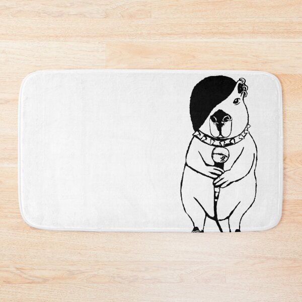 Item preview, Emo capybara  designed and sold by ConfuzRandomly.
