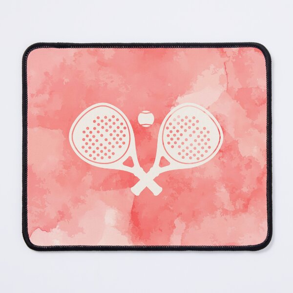 Item preview, Paddle Tennis Racket Watercolor Red designed and sold by Wordsmith-Wear.