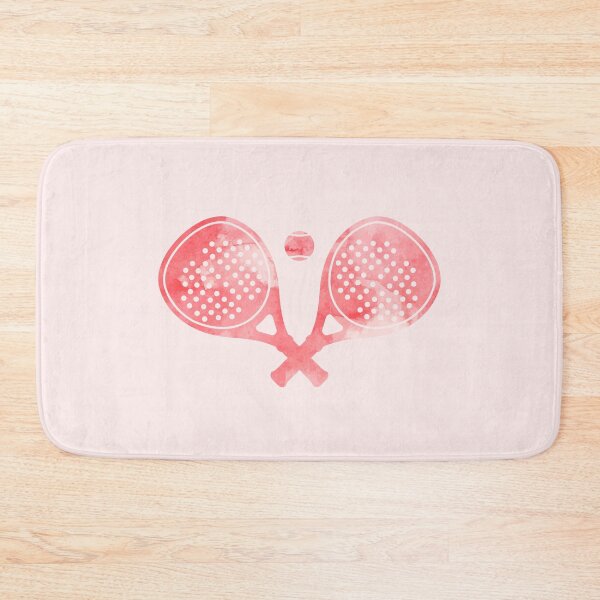 Item preview, Paddle Tennis Racket Watercolor Red designed and sold by Wordsmith-Wear.