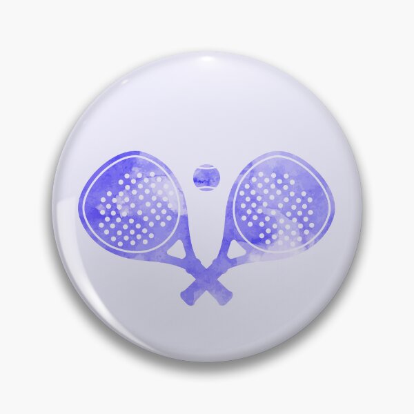 Artikelvorschau, Paddle-Tennisschläger Aquarell Lila entworfen und verkauft von Wordsmith-Wear.