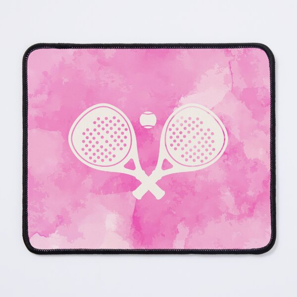 Item preview, Paddle Tennis Racket Watercolor Pink designed and sold by Wordsmith-Wear.