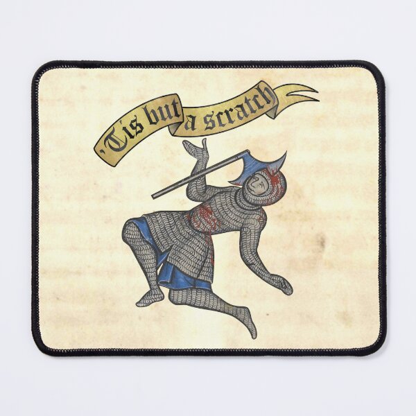 Item preview, Tis but a scratch - Medieval Knight Axe Meme designed and sold by MargiKnights.